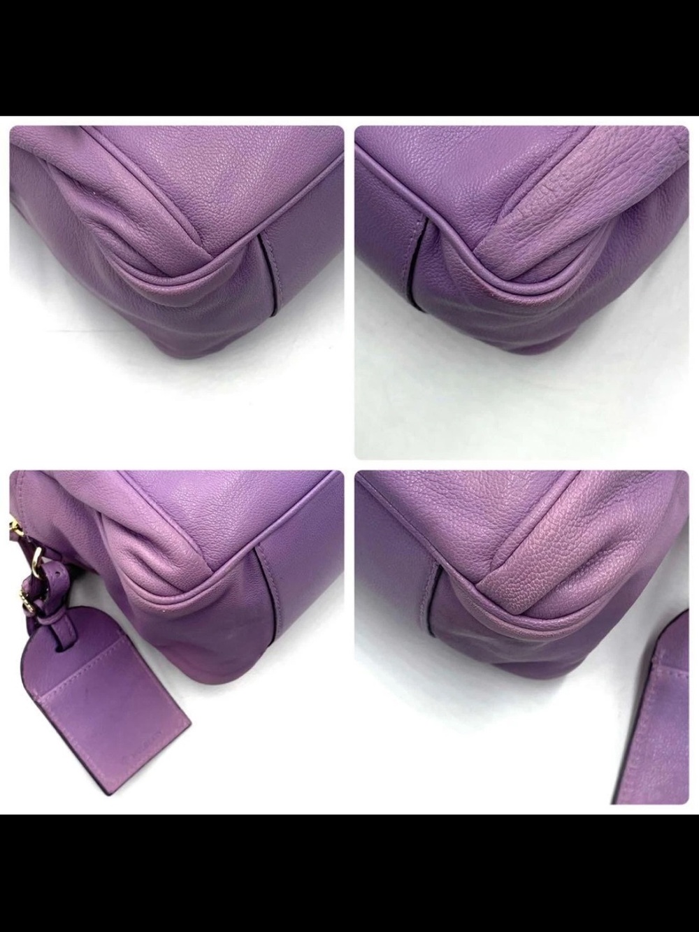 Mulberry Lavender Leather Shoulder Bag with Gold Hardware - Picture 7 of 14